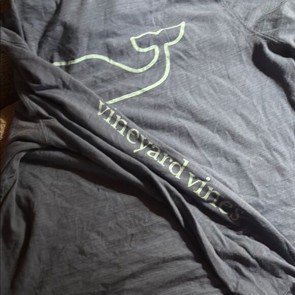 Vineyard Vines Navy Hoodie with Logo - Picture 5 of 5